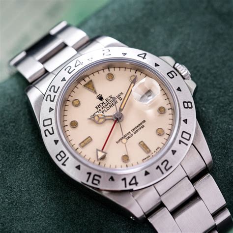 rolex explorer 2 cream dial